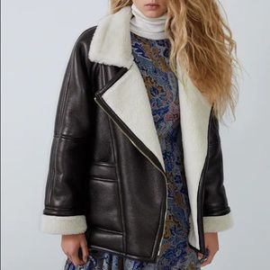 Zara NWT Oversized Double Sided Jacket